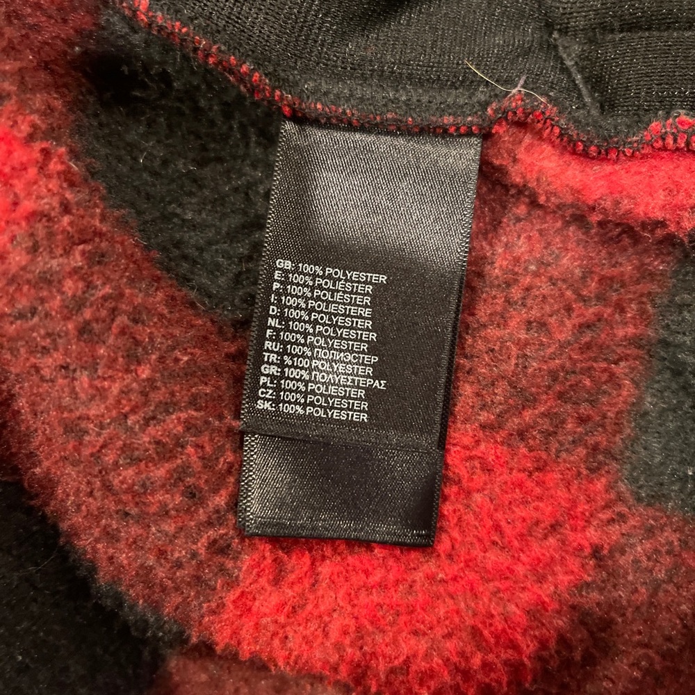 The North Face Full Zip Hooded Crescent Sunset Soft Shell Jacket Girl Sz L14/16 - Picture 9 of 10
